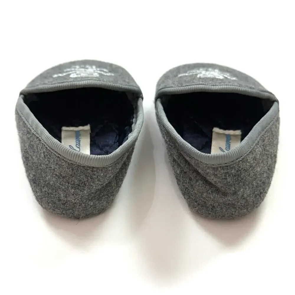 Ralph Lauren Skull & Crossbones Smoking Slippers